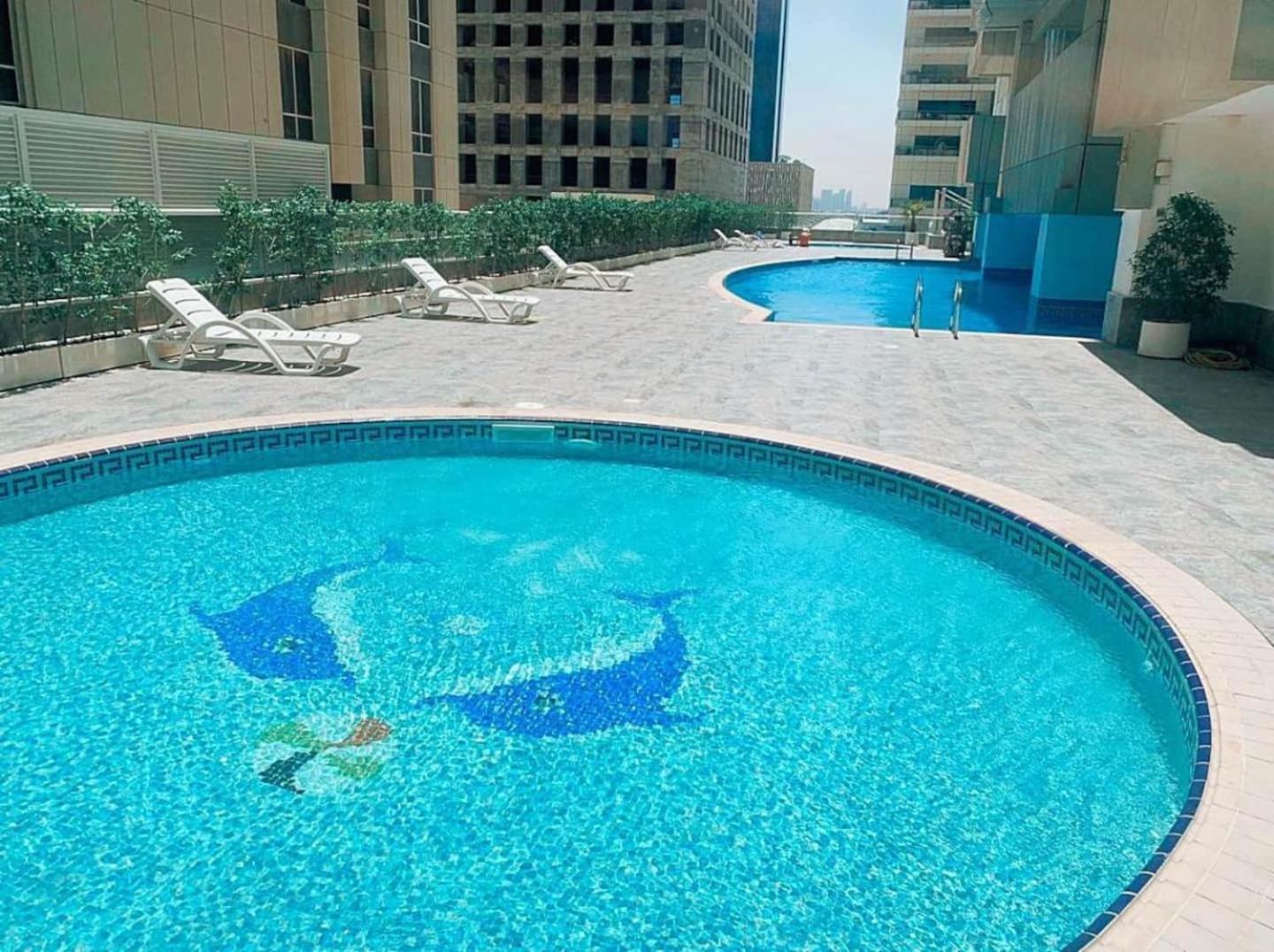 Charming Warm Suite With Amazing Views Of The City Dubai Eksteriør billede